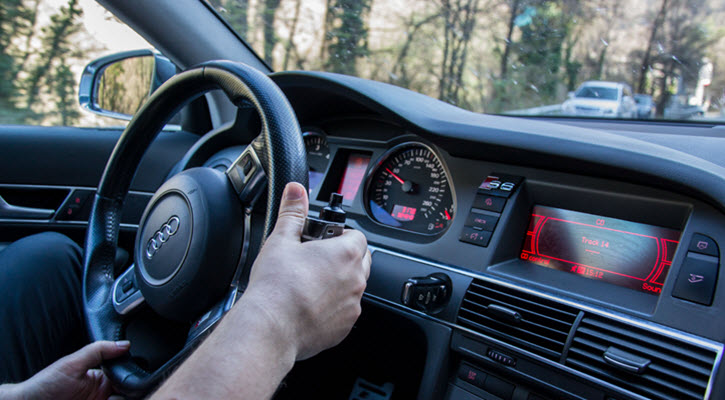 Audi Vibrating Steering Wheel